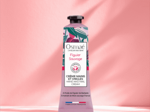 Osmaé Handcrème Wilde Vijg – voedende en beschermende handcrème met vijgenolie en sheaboter, verpakt in een elegante tube met botanisch design.