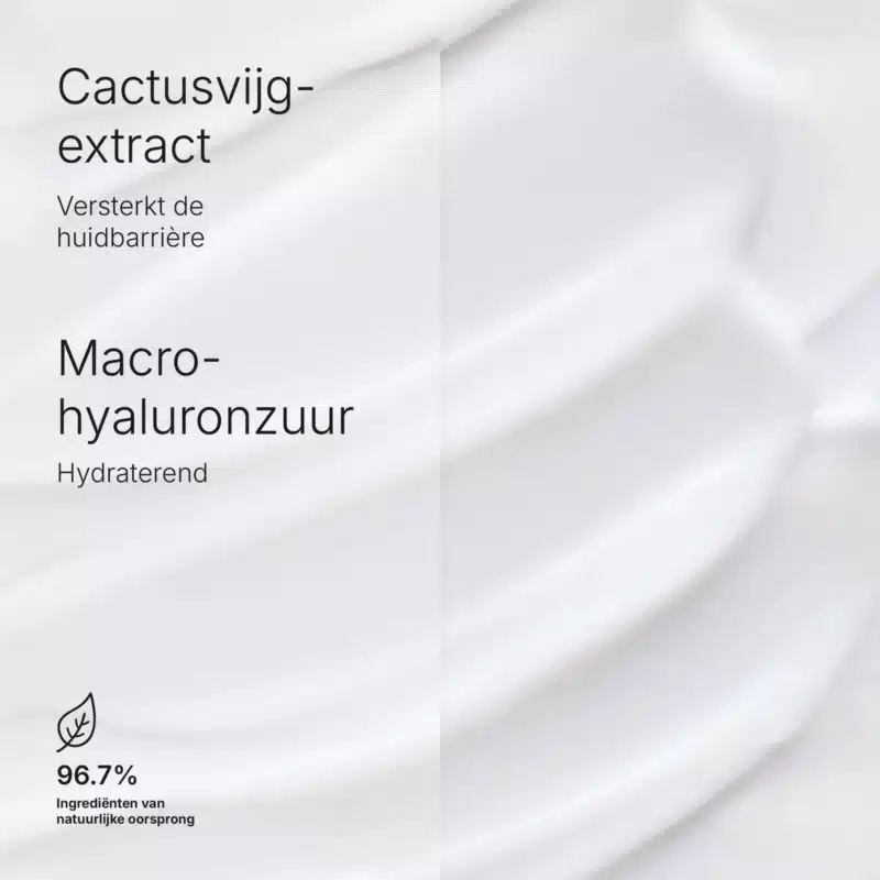 Textuur van Hydramemory Light Sorbet Cream met cactusvijg en hyaluronzuur