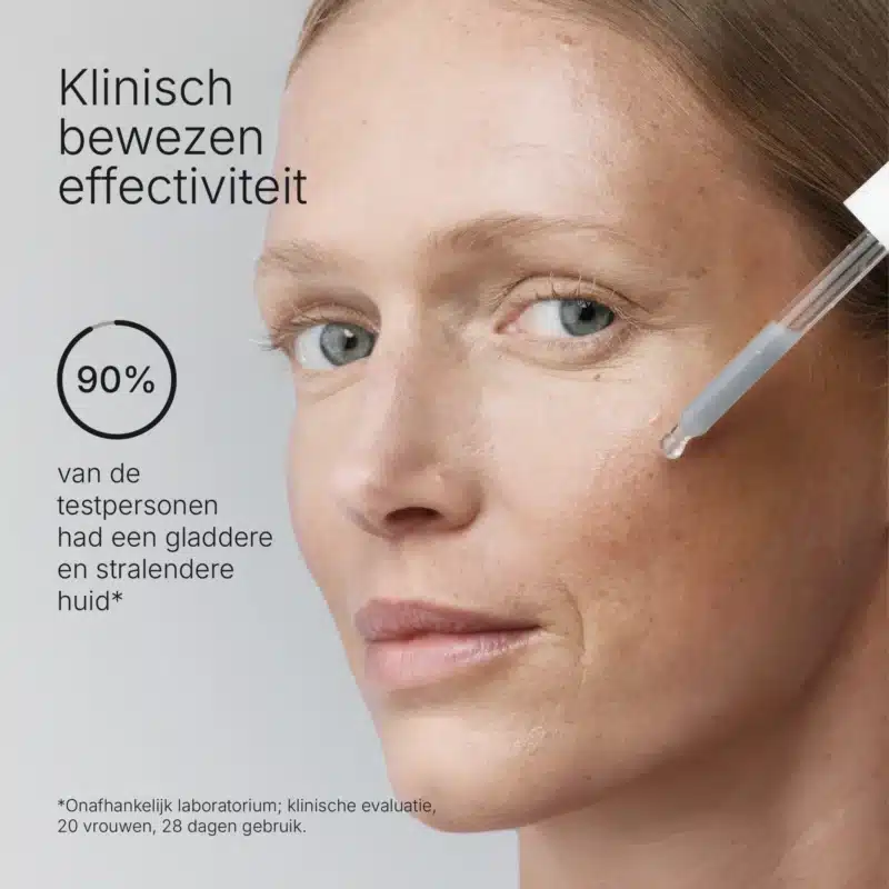 Resultaat van Sublime Skin Precious Glow Drops met stralende huid