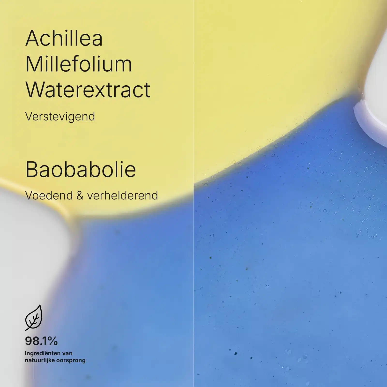 Ingrediënten Achillea Millefolium en baobabolie in Sublime Skin Precious Glow Drops